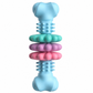 ✨Durable TPR Bone Shaped Dog Chew Toy Bite Resistant Teething Toy for Large Dogs