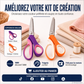 📢📢50% DE RÉDUCTION !! ⏰ Ciseaux à cranter pour couture et loisirs créatifs – Lames en acier inoxydable, bord festonné et prise en main confortable