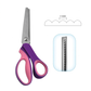 📢📢50% DE RÉDUCTION !! ⏰ Ciseaux à cranter pour couture et loisirs créatifs – Lames en acier inoxydable, bord festonné et prise en main confortable