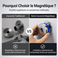 📢📢40% DE RÉDUCTION !! ⏰ Cache décoratif magnétique pour robinet et tuyau – En deux parties, sans outil et amovible
