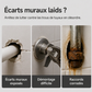 📢📢40% DE RÉDUCTION !! ⏰ Cache décoratif magnétique pour robinet et tuyau – En deux parties, sans outil et amovible