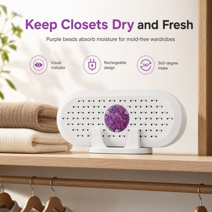 💧 PROMO FLASH : 50% DE RÉDUCTION ! Mini-absorbeur d'humidité réutilisable – 10W & Régénération par Chauffage for un Air Sain et une Armoire Protégée 💨