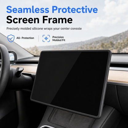 🛡️ PROMO FLASH : 50% DE RÉDUCTION ! Cadre de Protection en Silicone pour Tesla Model 3 & Y – Coins Renforcés & Anti-Chocs for Protéger l'Écran Central contre les Rayures ✨