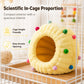 📢📢40% DE RÉDUCTION !! ⏰ Lit Suspendu Doux et Confortable pour Oiseaux – Polaire Corail Moelleuse, Design Adapté aux Cages for un Repos Paisible de Vos Petits Compagnons à Plumes ✨