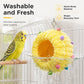 📢📢40% DE RÉDUCTION !! ⏰ Lit Suspendu Doux et Confortable pour Oiseaux – Polaire Corail Moelleuse, Design Adapté aux Cages for un Repos Paisible de Vos Petits Compagnons à Plumes ✨