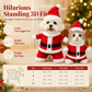 📢📢50% OFF !! ⏰Christmas Pet Costume for Dogs and Cats Autumn Winter Holiday Outfits featuring Santa Claus Suits and Snowflake Capes