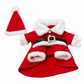 📢📢50% OFF !! ⏰Christmas Pet Costume for Dogs and Cats Autumn Winter Holiday Outfits featuring Santa Claus Suits and Snowflake Capes