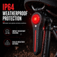 📢📢40% DE RÉDUCTION !! ⏰Feu Arrière de Vélo Rechargeable avec Détection du Freinage – Capteur de Mouvement & Protection IP64, Fixation Sans Outil for une Visibilité Accrue et une Sécurité Optimale à Vélo ✨
