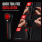 📢📢40% DE RÉDUCTION !! ⏰Feu Arrière de Vélo Rechargeable avec Détection du Freinage – Capteur de Mouvement & Protection IP64, Fixation Sans Outil for une Visibilité Accrue et une Sécurité Optimale à Vélo ✨