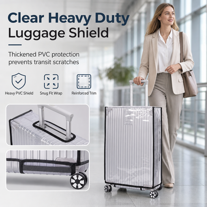 🧳 PROMO FLASH : 50% DE RÉDUCTION ! Housse de Protection pour Valise Résistante aux Éclaboussures – Poignées Accessibles, Tailles 18 à 30 Pouces for Préserver Votre Bagage pendant le Voyage ✨