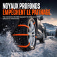 📢📢50% DE RÉDUCTION !! ⏰Chaînes à neige universelles pour voiture, colliers de câble antidérapants épaissis pour pneus, adaptés aux SUV, berlines et à la conduite hivernale