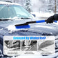 Multifunctional Car Snow Shovel with Ice Scraper & Brush