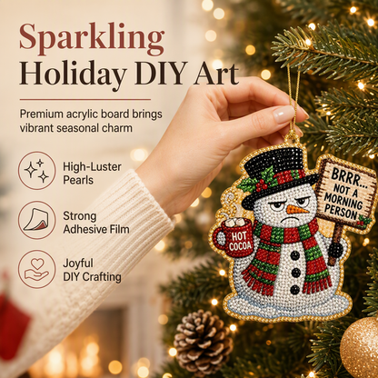 📢📢40% DE RÉDUCTION !! ⏰Kit DIY Décorations Suspendues en Perles d'Art de Noël