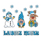 📢📢50% DE RÉDUCTION !! ⏰Aimants de réfrigérateur de dessin animé de Noël