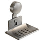 📢📢-50% DE RÉDUCTION !! ⏰Porte-Savon à Ventouse : Drainage en V, Aluminium Antirouille, Sans Perçage, Fixation par Torsion🧼
