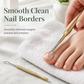 📢📢40% DE RÉDUCTION !! ⏰ Coupe-ongles incarnés et pince à peaux mortes en acier inoxydable, kit de manucure 2 pièces