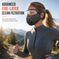 📢📢40% DE RÉDUCTION !! ⏰Masque de Sport Extérieur Anti-poussière et Coupe-vent avec Visière de Protection pour Course et Vélo