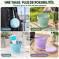 🥳Succès 2026🥳💞Plus de 50 000 exemplaires vendus !🍃 -50 % !🥤 Gobelet de voyage pliable – Compact et facile à transporter💧