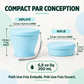🥳Succès 2026🥳💞Plus de 50 000 exemplaires vendus !🍃 -50 % !🥤 Gobelet de voyage pliable – Compact et facile à transporter💧