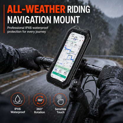 ⏳🔥Offre à durée limitée : -50 % ! ⏰ Support de téléphone étanche pour moto et vélo avec écran tactile et rotation à 360° 🚴
