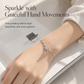 📢📢50% DE RÉDUCTION !! ⏰Bracelet Planète & Étoile en Argent 925 – Pavé de Cristaux Zircon, Chaîne Ajustable & Hypoallergénique for un Bijou Poétique Céleste au Quotidien ✨
