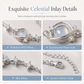 📢📢50% DE RÉDUCTION !! ⏰Bracelet Planète & Étoile en Argent 925 – Pavé de Cristaux Zircon, Chaîne Ajustable & Hypoallergénique for un Bijou Poétique Céleste au Quotidien ✨