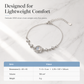 📢📢50% DE RÉDUCTION !! ⏰Bracelet Planète & Étoile en Argent 925 – Pavé de Cristaux Zircon, Chaîne Ajustable & Hypoallergénique for un Bijou Poétique Céleste au Quotidien ✨