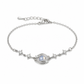 📢📢50% DE RÉDUCTION !! ⏰Bracelet Planète & Étoile en Argent 925 – Pavé de Cristaux Zircon, Chaîne Ajustable & Hypoallergénique for un Bijou Poétique Céleste au Quotidien ✨