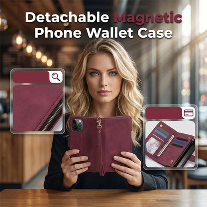 📢📢40% DE RÉDUCTION !! ⏰ Coque portefeuille 2-en-1 – Cuir PU & magnétique ✨
