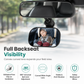 📢📢40% OFF !! ⏰Wide Angle Convex Rearview Mirror with Suction Cup and Clip Mount Round 12.5cm Auxiliary Reversing Mirror for Electric Tricycle and Baby Observation