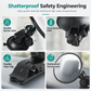 📢📢40% OFF !! ⏰Wide Angle Convex Rearview Mirror with Suction Cup and Clip Mount Round 12.5cm Auxiliary Reversing Mirror for Electric Tricycle and Baby Observation
