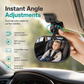 📢📢40% OFF !! ⏰Wide Angle Convex Rearview Mirror with Suction Cup and Clip Mount Round 12.5cm Auxiliary Reversing Mirror for Electric Tricycle and Baby Observation