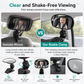 📢📢40% OFF !! ⏰Wide Angle Convex Rearview Mirror with Suction Cup and Clip Mount Round 12.5cm Auxiliary Reversing Mirror for Electric Tricycle and Baby Observation