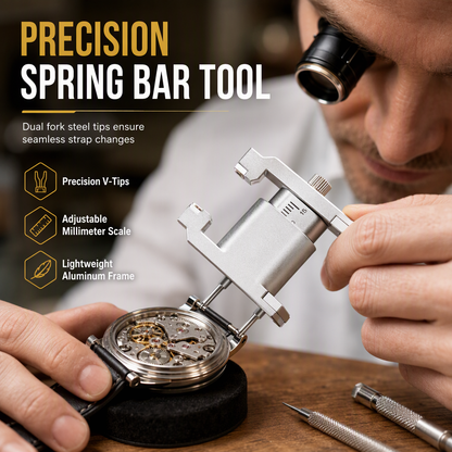 📢📢40 % DE RÉDUCTION !! ⏰ Kit de Réparation de Montres : Pince à Barre ressort en V, Pince à Épiler et Retrait de Bracelet – Précision Professionnelle