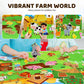 📢📢50 % DE RÉDUCTION !! ⏰Tableau d'Éveil en Feutrine - Histoires de la Ferme pour Enfants