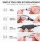 📢📢50 % DE RÉDUCTION !! ⏰Stylo Ponceuse à Ongles Électrique USB Portable pour Manucure