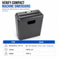 📢📢40 % DE RÉDUCTION !! ⏰Mini destructeur de documents électrique pour maison et bureau - Prise UE 220V