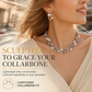 📢📢40 % DE RÉDUCTION !! ⏰ Parure de Bijoux Mariage et Soirée 2 Pièces Collier et Boucles d'Oreilles Floral Vintage en Perles