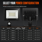 📢📢40 % DE RÉDUCTION !! ⏰ Projecteur LED extérieur 50W – Détecteur PIR, télécommande & IP66 ✨