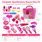 📢📢 50% DE RÉDUCTION 🎨 Coffret Salon de Coiffure pour Enfants – Sèche-Cheveux Jouet et Accessoires de Beauté pour Jeu d'Imitation Créatif