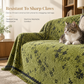 📢📢40 % DE RÉDUCTION !! ⏰Housse de canapé en chenille style français, résistante aux griffures de chat, universelle, couverture d'appoint