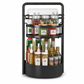 📢📢50 % DE RÉDUCTION !! ⏰ Porte-épices rotatif à 360° : rangement pour grandes bouteilles, anti-rouille, montage sans outil