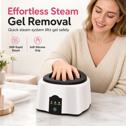 📢📢40 % DE RÉDUCTION !! ⏰Appareil à Vapeur Professionnel 36W pour Retrait Rapide et Doux du Vernis Gel et Acrylique