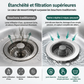 📢📢 -50 % !! ⏰Bouchon d'évier de cuisine - Bouchon de vidange avec corps en acier inoxydable et panier filtrant en ABS