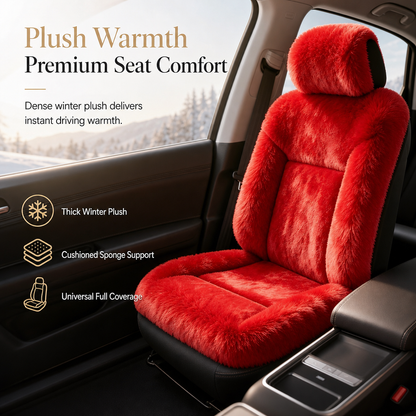 📢📢50% DE RÉDUCTION !! ⏰Housses de Siège Auto Universelles en Peluche Chaude pour l'Hiver - Ensemble de Coussins Confortables