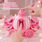 📢 42% de Réduction – Coffret de Maquillage Enfant Lavable Princesse avec Mallette Dépliable et Tampon à Ongles Magique