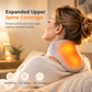 Electric Heated Neck Wrap Rechargeable Graphene Heating Neck Scarf with Massage for Cervical Spine Warmth and Support